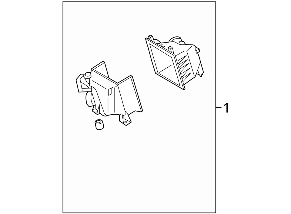Tubo de manguera conducto de admisión filtro de aire Toyota Sienna 2015-2016 B5WID Foto 4 de 4