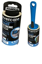 Set of 2 Evercare All Purpose Extreme Stick Giant Lint Roller & Refill