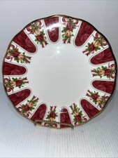 Royal Albert Old Country Roses Rubino Celebrazione Rubino Damascato Insalata Piatto 8 1/4"