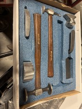 Brand New Snap On Tools 7 Pc Auto Body Hammer And Dolly Set READ DESC