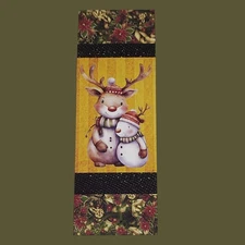 Handmade Christmas Bookmark – Reindeer & Snowman Holiday Design