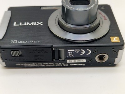 VGC Panasonic Lumix DMC-FX500 10.1MP Black Digital Camera With