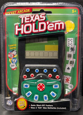 Pocket Arcade Westminster 2018 Handheld Texas Hold'em Game New