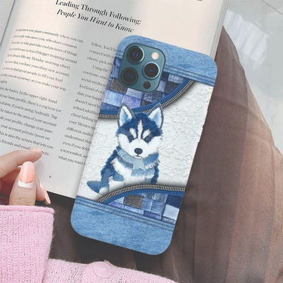 #ad #ad Personalized Siberian Husky Dog Tough Phone Case Cover For iPhone 17 16 15 14 13 $21.99