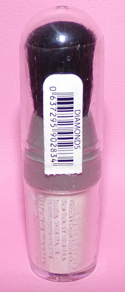 VHTF!!💗Victoria's Secret ROSA Brillo Cepillo para Polvo DIAMANTES Foto 2 de 3