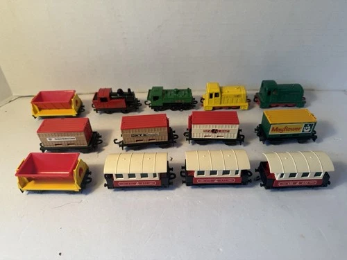 Vintage Lot Of 13 Matchbox Cars Railroad 70’s Diecast Lesney England Excellent