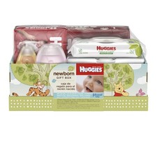 Huggies Newborn Little Snuggle Diapers Baby Wipes Lotion Shampoo NB SZ1 BUNDLE