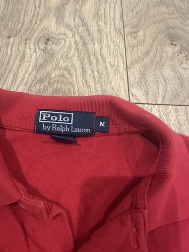⭐️Herren Polo Ralph Lauren Poloshirt Gr. Medium Classic Fit Rot - Bild 2 von 5