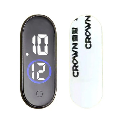 Luminous Motorcycle Car Clock Auto Internal Stick-On Mini Sport Waterproof Watch