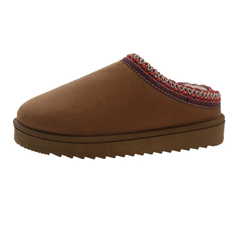 ZAPATOS PANTUFLAS DE PLATAFORMA SIN CORDONES DE PIEL SINTÉTICA PARA MUJER Y MUJER Foto 3 de 4