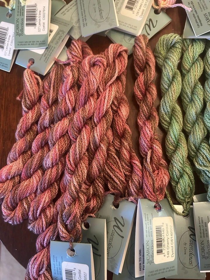 Assorted colors Watercolours Caron Needlepoint 3 Ply Pima Cotton sold by each - Image 2 of 4