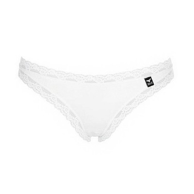 like it! Damen Strings 2er Pack Olivia Unterhose Spitzenabschlüsse Mikrofaser