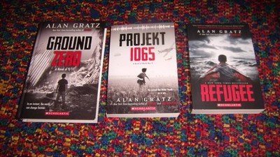 Refugee, Projekt 1065, & Ground Zero by Alan Gratz, FREE SHIPPING!