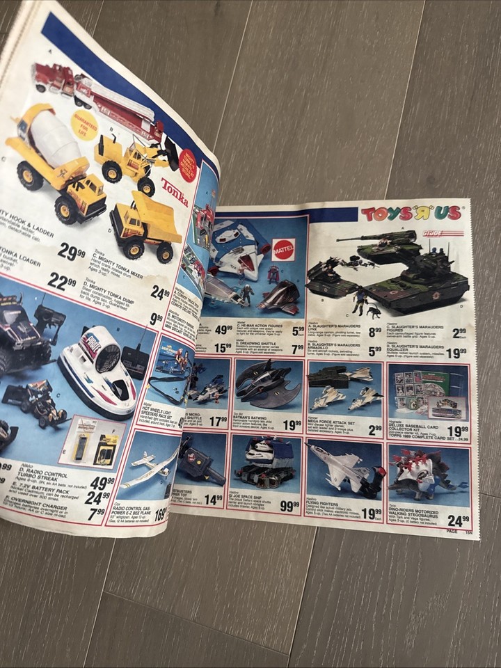 RARE TOYS R US 1989 Catalog Magazine Flyer Insert Vintage 80's | eBay