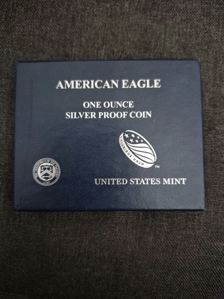 2012-W 1 oz Proof Silver American Eagle Coin - with Box - Image 3 of 4