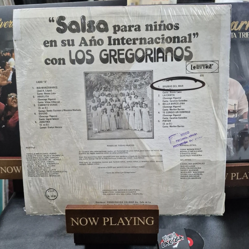 🚨Muy RARO Y BUENO Los Gregorianos ‎– Salsa Para Niños En Su Año Internacional - Image 2 of 2