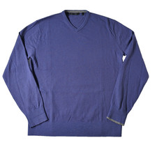 Greyson Cheyenne V Neck Sweater Mens Size Medium Merino Wool Blend Plum Golf