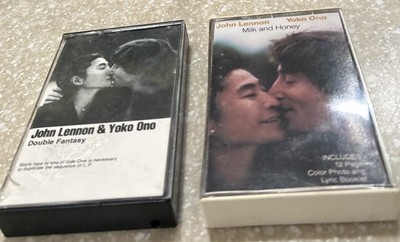 John Lennon & Yoko Ono Cassette Lot Double Fantasy, Milk And Honey Tested