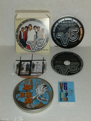 【Z23375】V6/A JACK IN THE BOX V6 - Special Tin Box - A JACK in the BOX - Booklet FLIP BOOK Outer