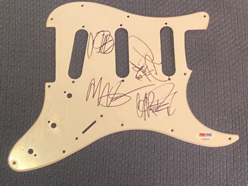 All American Rejects 4x Band Signed Auto Guitar Pickguard PSA Tyson Ritter - Picture 2 of 4