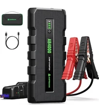 AMPBANK AB4000 4000A 12V Super Safe Portable Lithium Battery Jump Starter