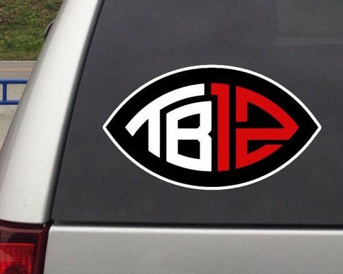 Tom Brady TB12 Logo-Tampa Bay Buccaneers Car/Wall Decal-Size-Qty ...