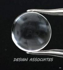 DIAMOND QUARTZ 14 MM ROUND CUT CAB ALL NATURAL AAA LOT 173674