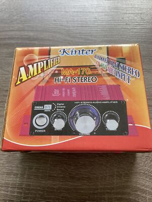 KINTER  MA-170 Hi-Fi Stereo Amplifier    20watts per channel   NEW