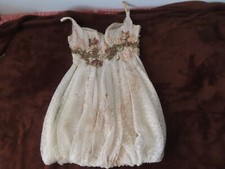 Vintage 2000s Y2K Ema Savahl Mini Dress Flowers sz M made in usa
