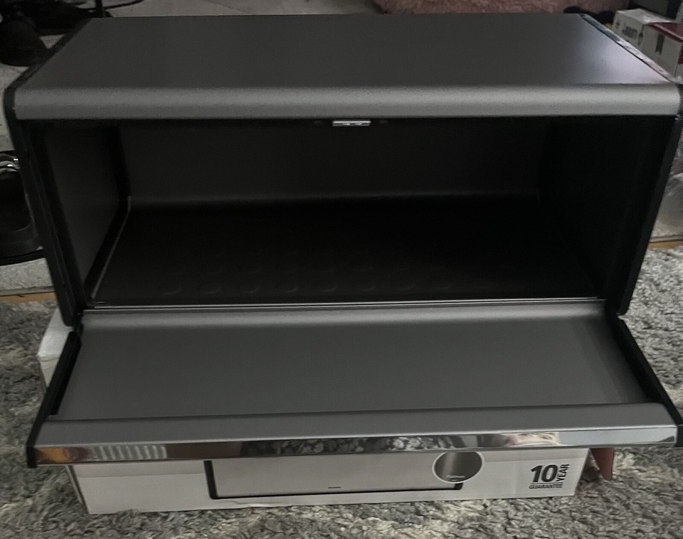583. Brabantia Fall Front Bread Bin eBay