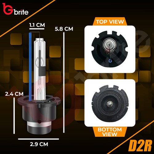 2x 6000K D2R HID XENON BULBS OEM REPLACEMENT anti glare - Picture 7 of 8