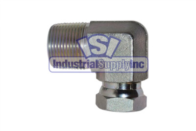 90° Male Elbow | 3/8'' Male Pipe x 3/8'' Female Pipe Swivel | 1501-06-06