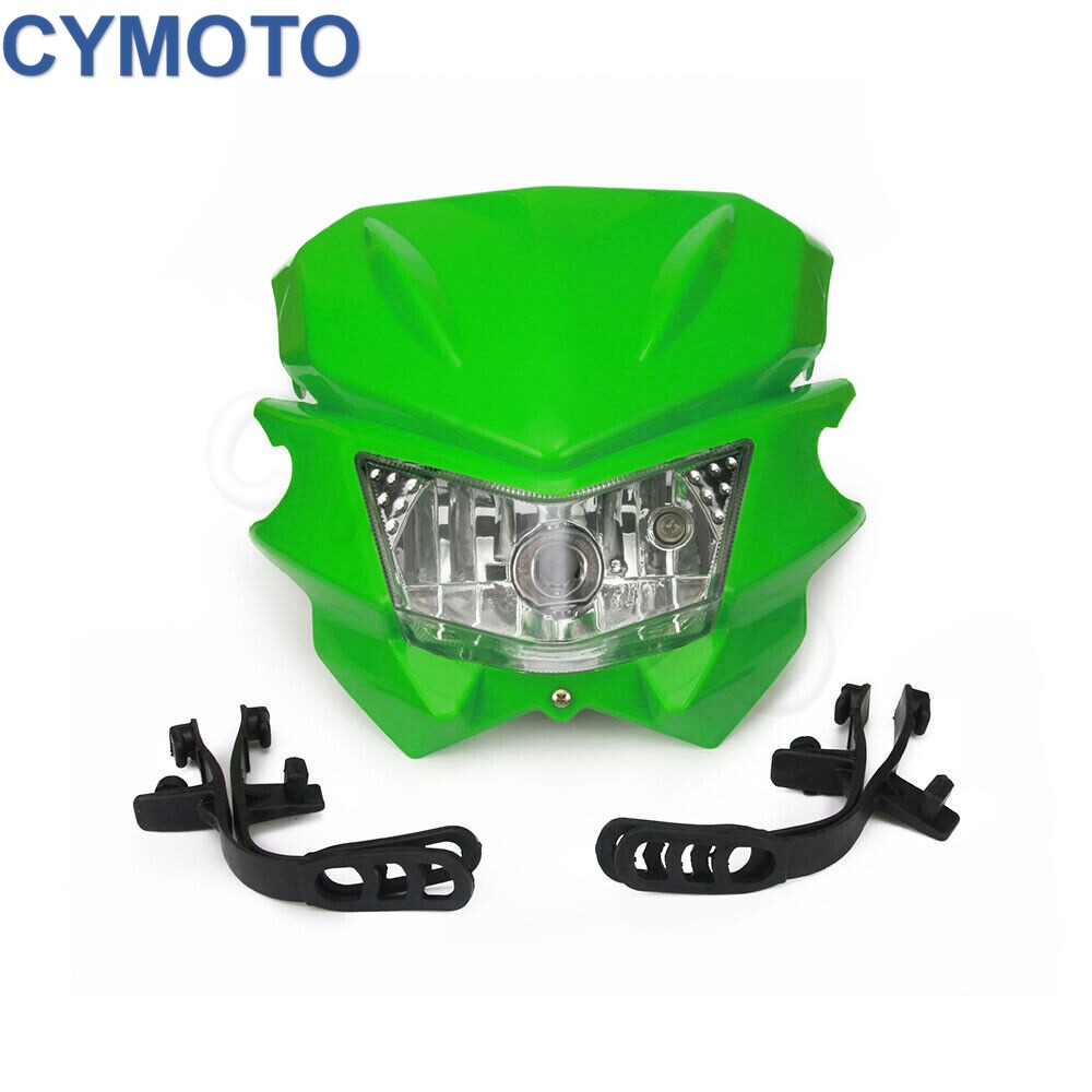 Enduro Bike Headlight for Kawasaki KX 250F 450F KLX 450R 150 KDX200 KLR KLE250 eBay
