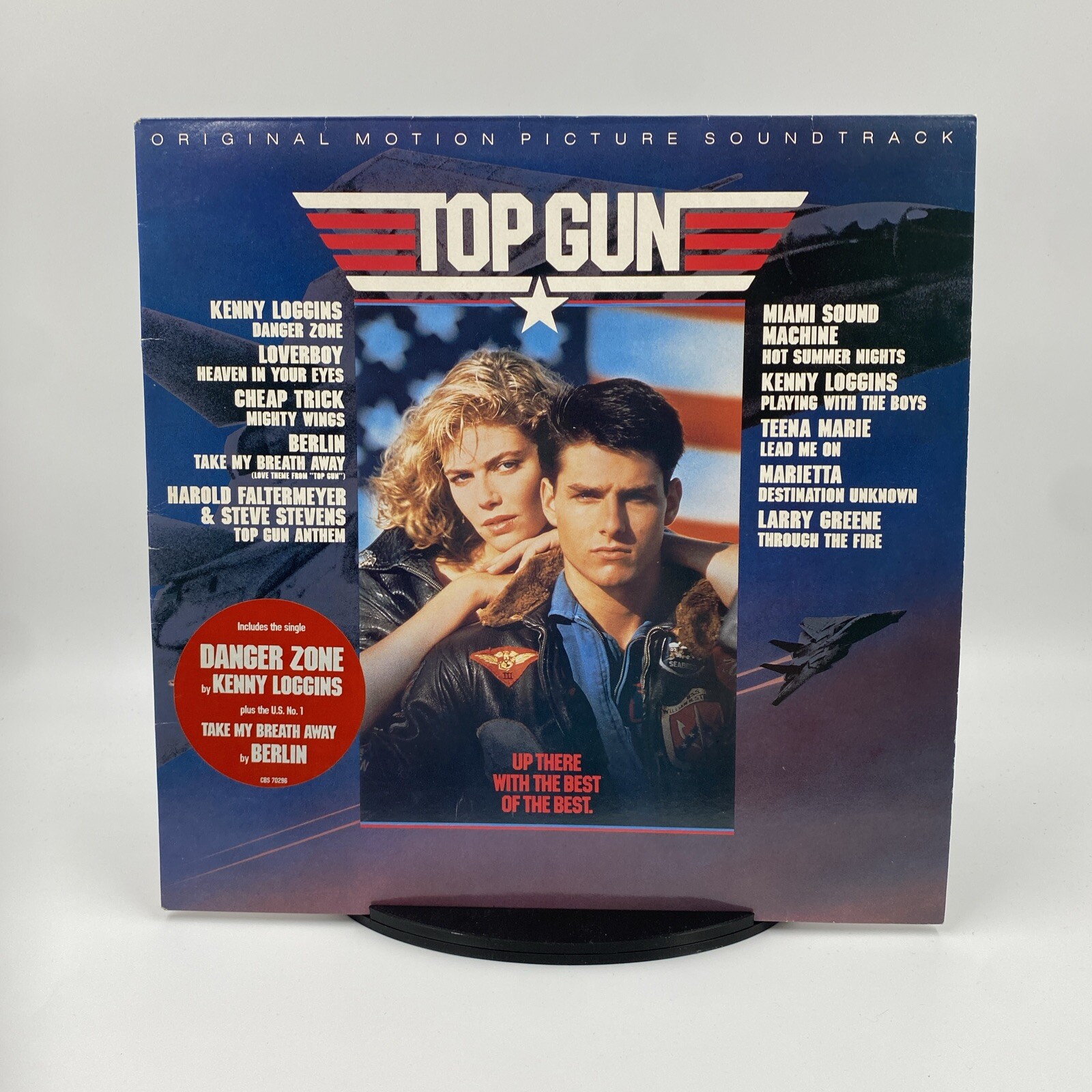 Various - Top Gun: Original Motion Picture Soundtrack (1986 LP) EX/VG+ A1/B1