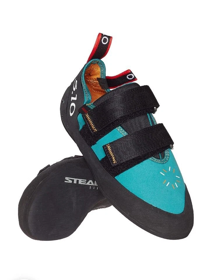 Adidas Five Ten ANASAZI LV Climbing Shoes Aqua/black/red Women