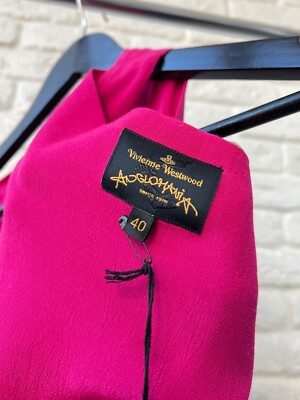 Vivienne Westwood Anglomania Nwt! Fuchsia Fond Dress Women's