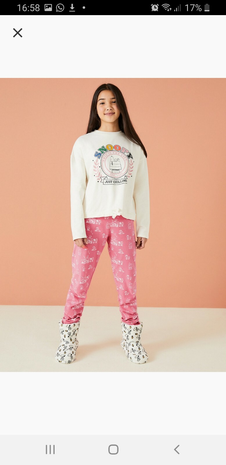 BN M&s Snoopy Pyjamas and sweater RRP £35 age 5-6 image 4