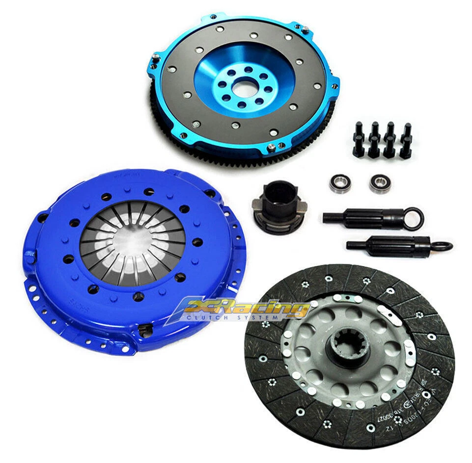 FX Racing Clutch Kit FX-04118R0-SS &ndash; United States OE Spec or Performance/Custom: Performance/Custom Warranty: 1 Year Pressure Plate Type: Heavy Duty Push Type Diaphragm Number of Teeth: 10 Type: Clutch Kit Flywheel Material: 6061 T6 BILLET ALUMINIUM Interchange Part Number: K70281-01 03-041 DMF019 195461 Input Spline Quantity: 10 OE/OEM Part Number: K70281-01 03-041 DMF019 195461 Manufacturer Warranty: 1 Month Disc Diameter: 240mm, 10 spline Surface Finish: HD STAGE 1 ORGANIC; 6061 T6 BILLET ALUMINIUM Disc Material: Organic Clutch Material: Organic Performance Part: Yes &ndash; Fits 99-00 BMW 328 Z3 E46 528i E39 2.8L
