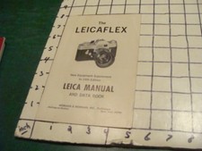 Orig Catalog -- 1965 -- The LEICAFLEX supplement Leica Manual -- 16pgs