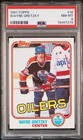 1981-82 TOPPS - #16 - WAYNE GRETZKY - HOF - OILERS - CENTERED - PSA 8 - NEW SLAB