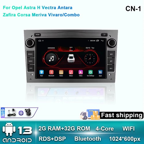 For Opel Astra H Vectra Antara Zafira Corsa Vivaro Meriva Car Radio Carplay GPS - Foto 16 di 36