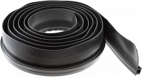 Sliding Screen Door Bug Seal Strip, 84” Long - Rubber Black - Picture 3 of 4