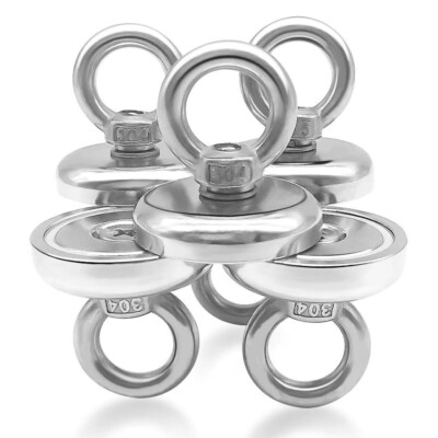 Neosmuk Ganci Magnetici Neri Resistenti, 45.4 Kg Extra Forte Magnete - Foto 13