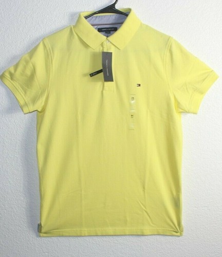 yellow tommy hilfiger polo