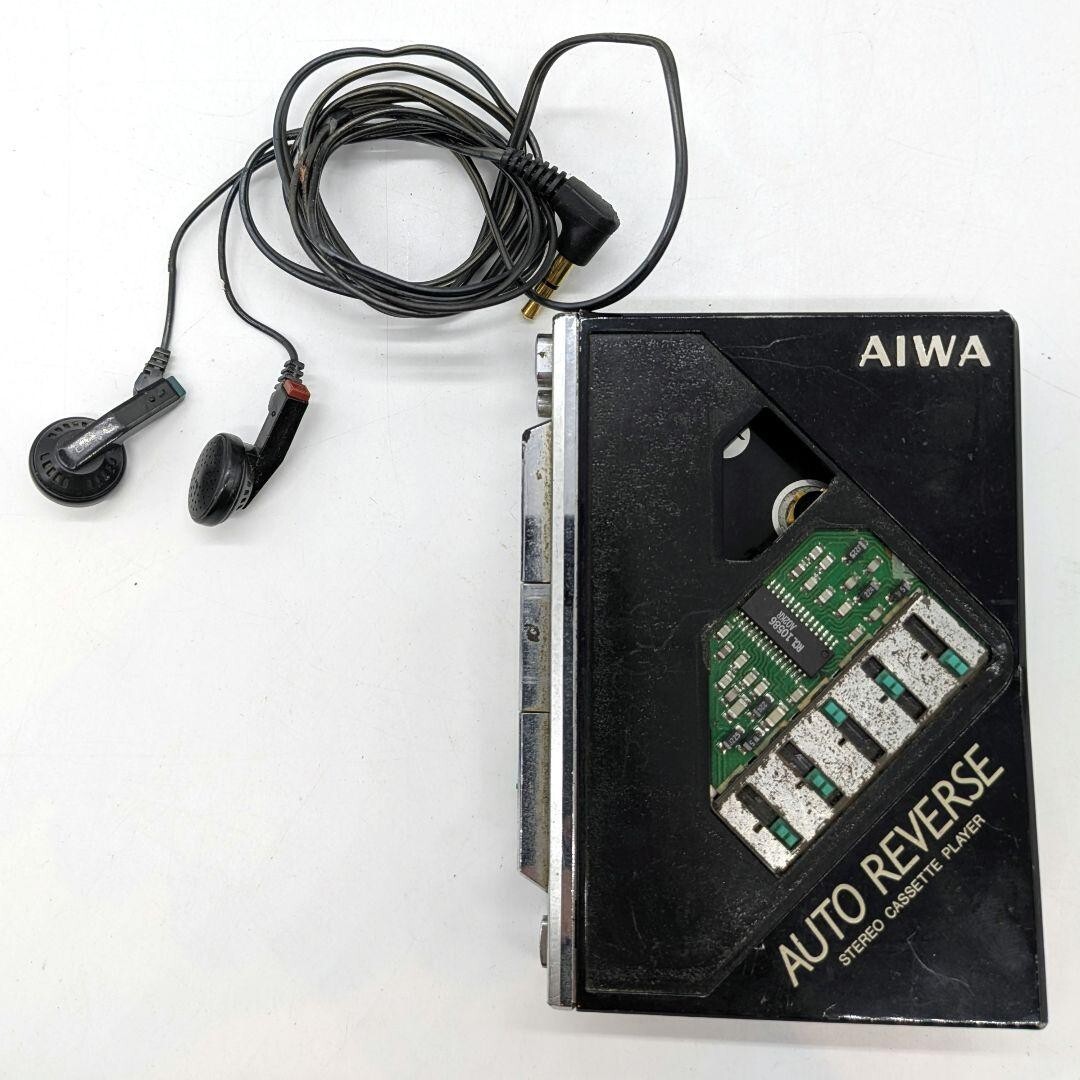 AIWA HS-G9 cassette boy カセットプレーヤージャンク JUNK AIWA HS-G9 Cassette Boy Walkman Player Graphic