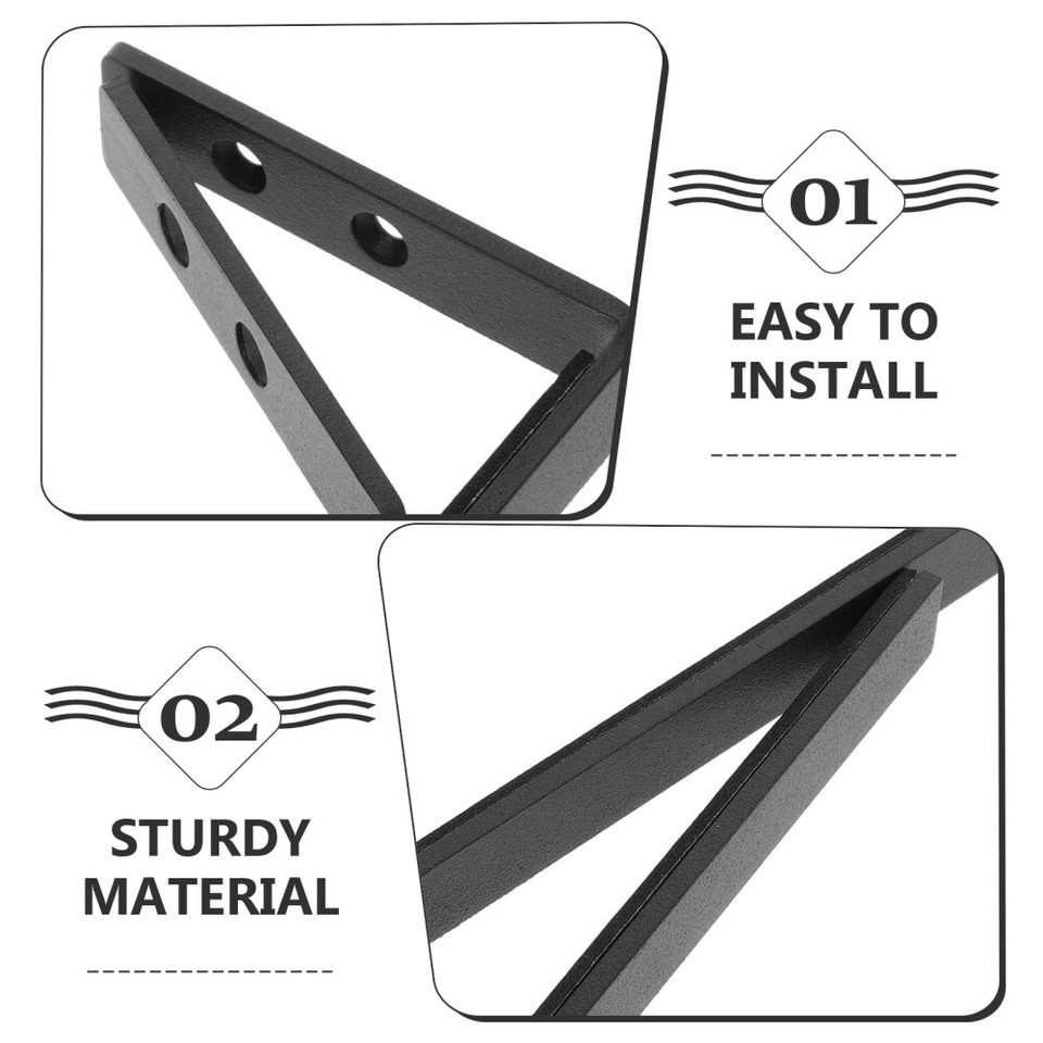 2pcs Speaker Stands Desk Wall Mount Audio Rack Soundbar Wall Mount