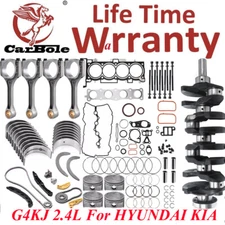 G4KJ 2.4L Engine Rebuild Overhaul Piston Kit Fits HYUNDAI KIA Fe Tucson Sportage