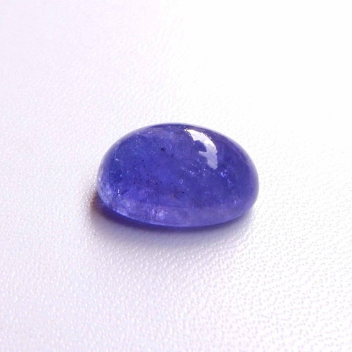 Pierre précieuse bleue naturelle tanzanite forme ovale 19 x 13 mm cabochon lâche 21 cts #5678 - Photo 1/9