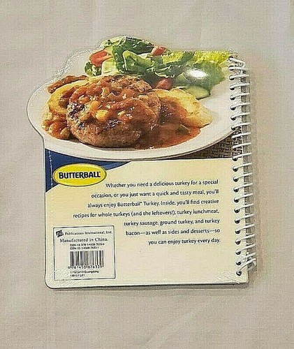 Butterball Turkey Lovers' Cookbook Spiral SEALED NEW - Picture 2 of 2