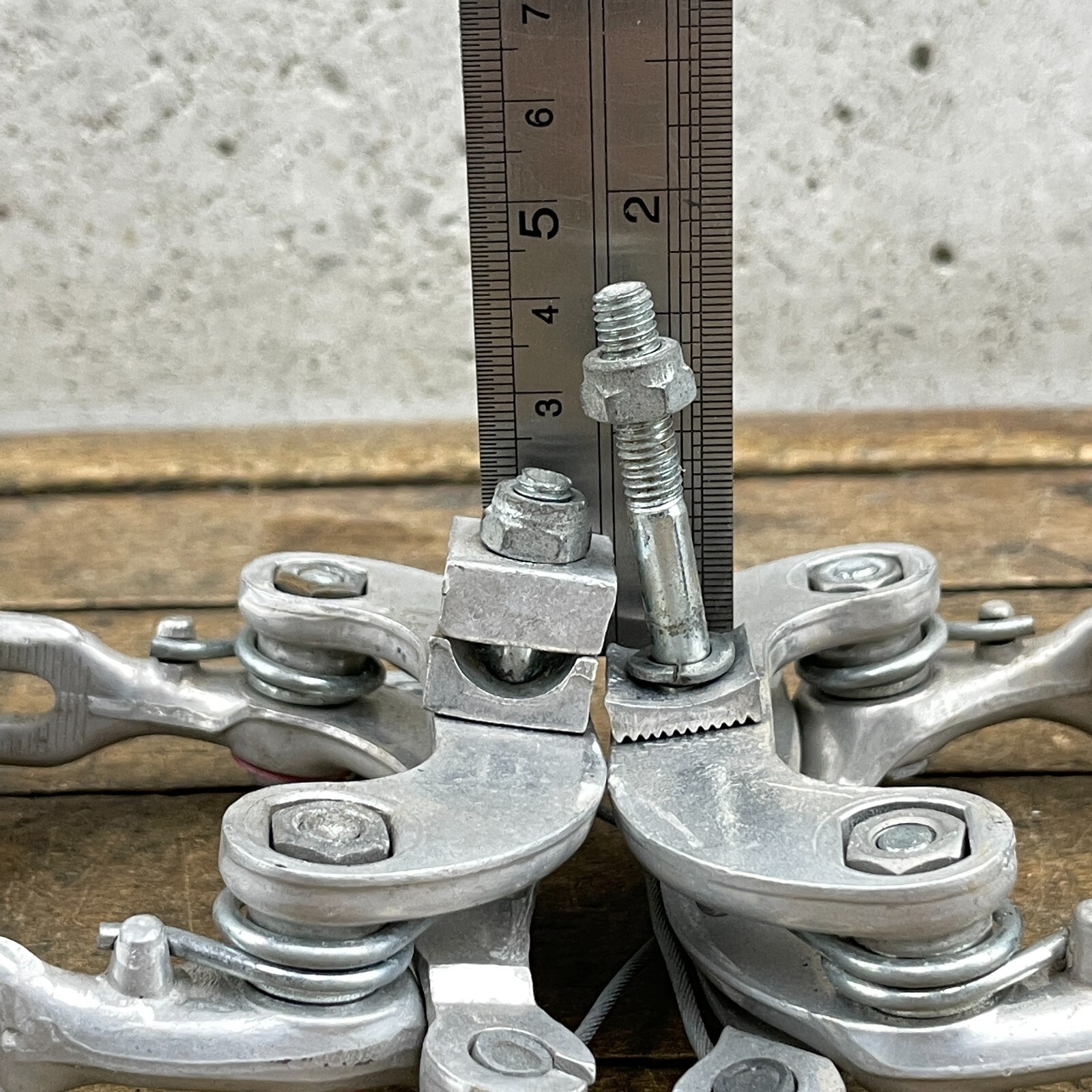 Vintage Altenburger Brake Caliper Set Center Pull Yokes Race 1970s Bike